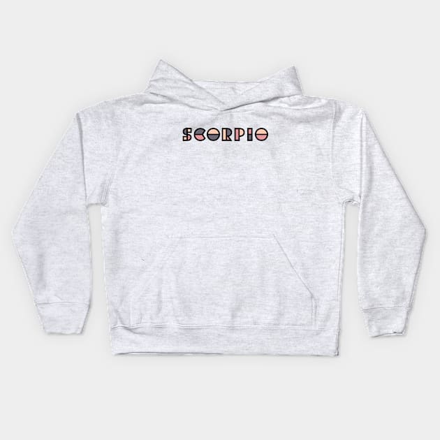 Scorpio Kids Hoodie by gnomeapple